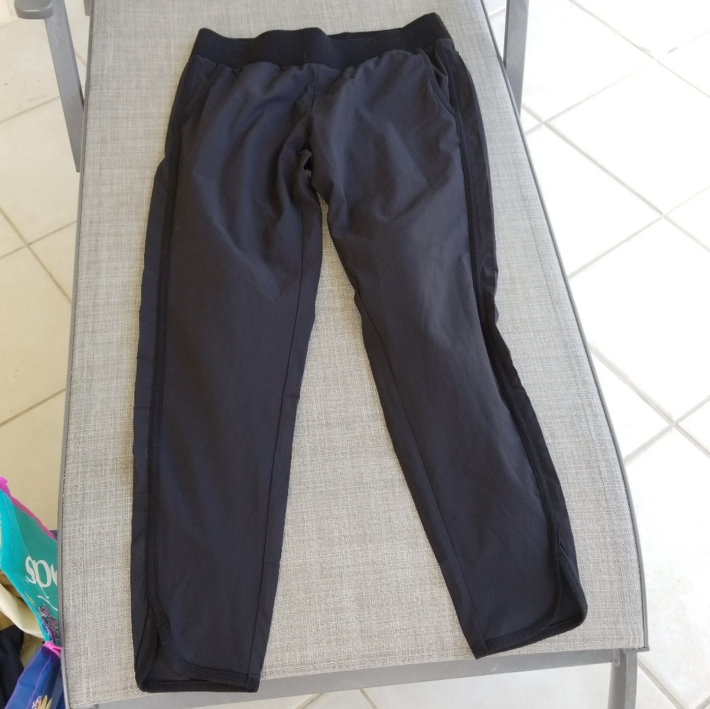 Fabletics black running pants